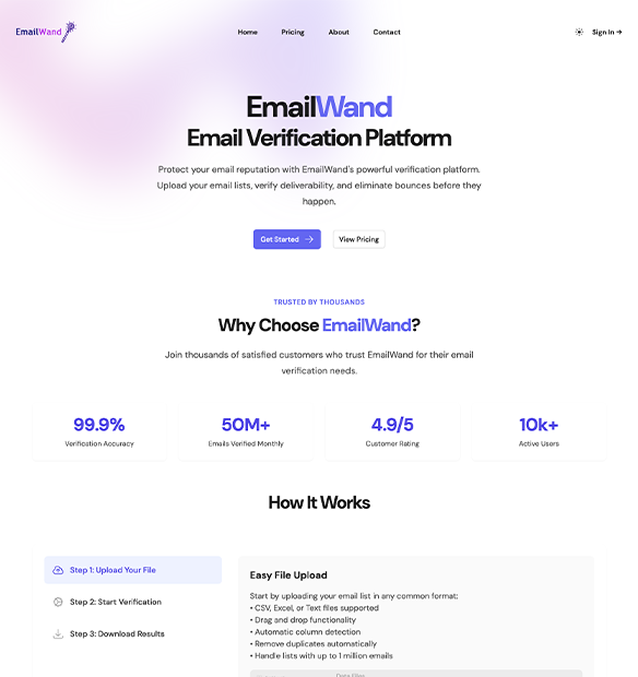 ABARRI Tech a développé EmailWand, une solution SaaS permettant aux entreprises de valider leurs listes d'emails pour protéger leurs serveurs SMTP et leur réputation d'envoi.